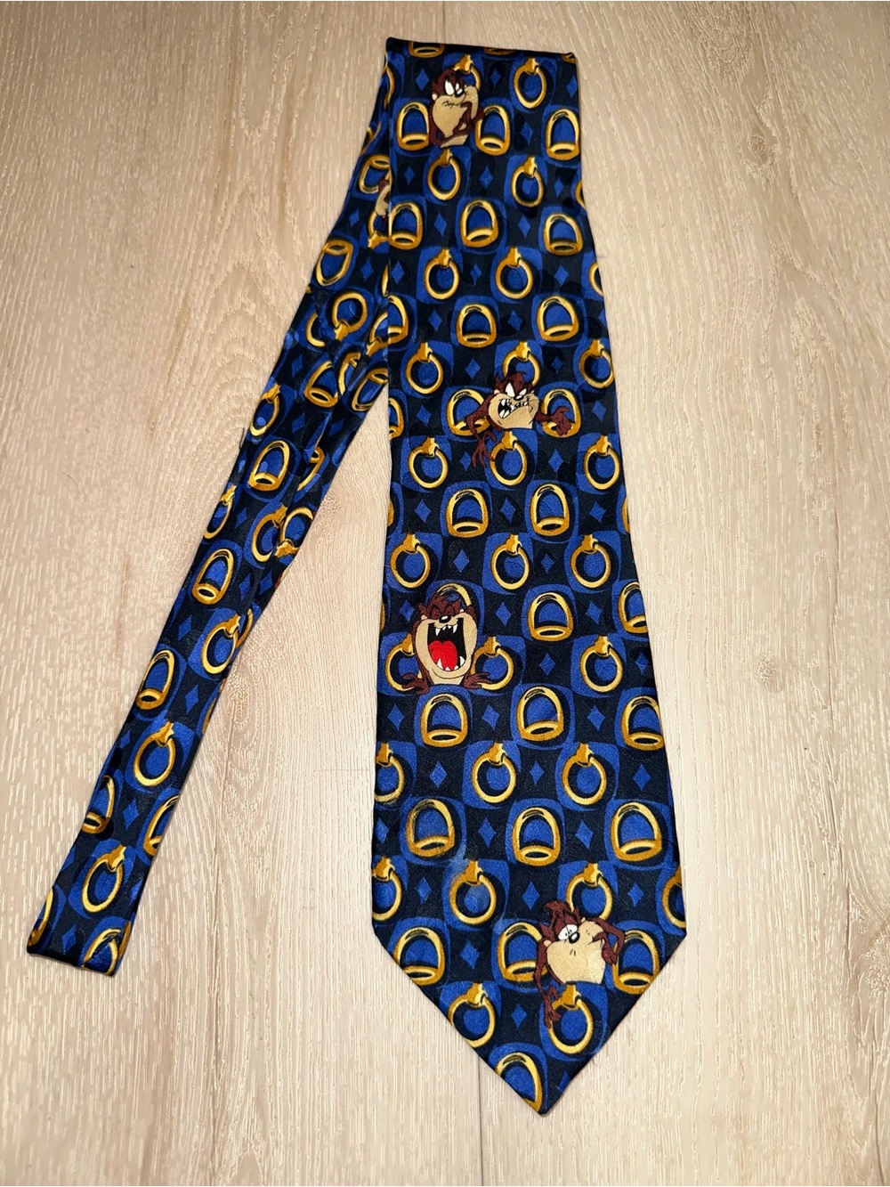 Disney Mickey Mouse Blue Silk Tie